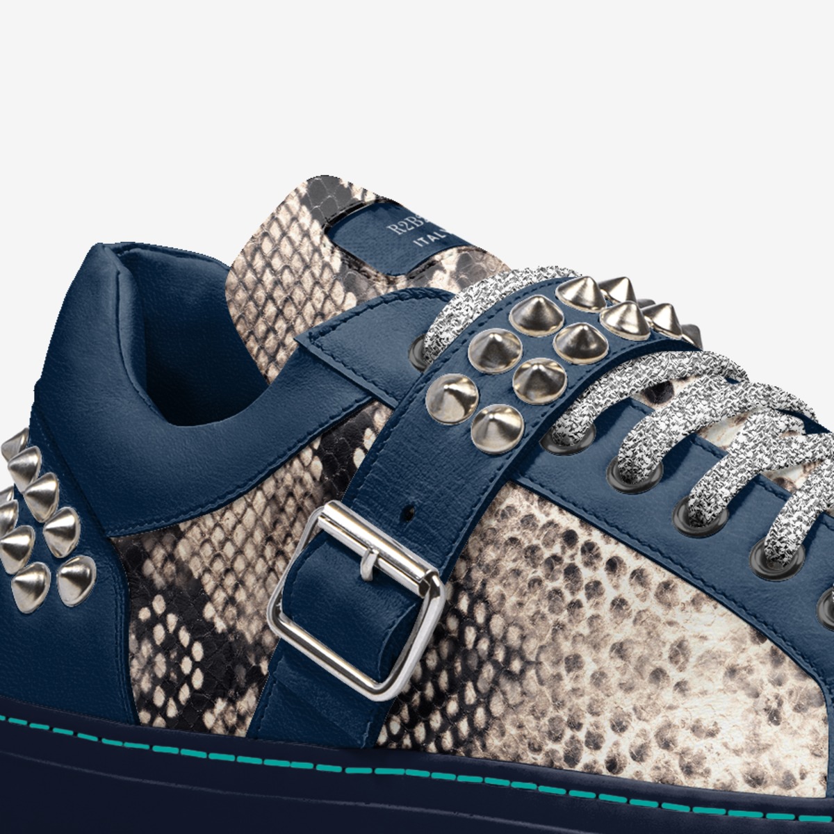 R2B2 custom made in Italy shoes by Robert Bailey | Detail view