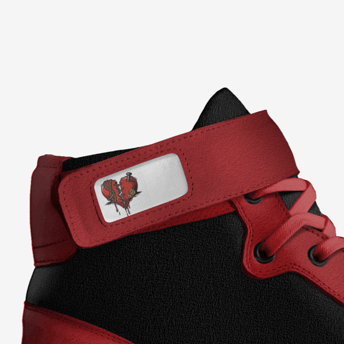 Cherries custom made in Italy shoes by Joshua Tarell Williams | Detail view
