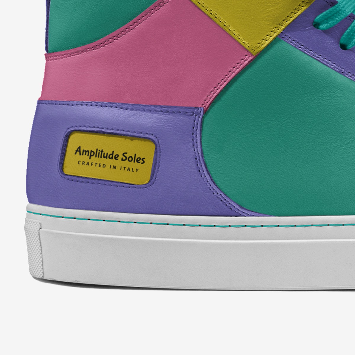 Amplitude Soles custom made in Italy shoes by Patrick Helton | Detail view