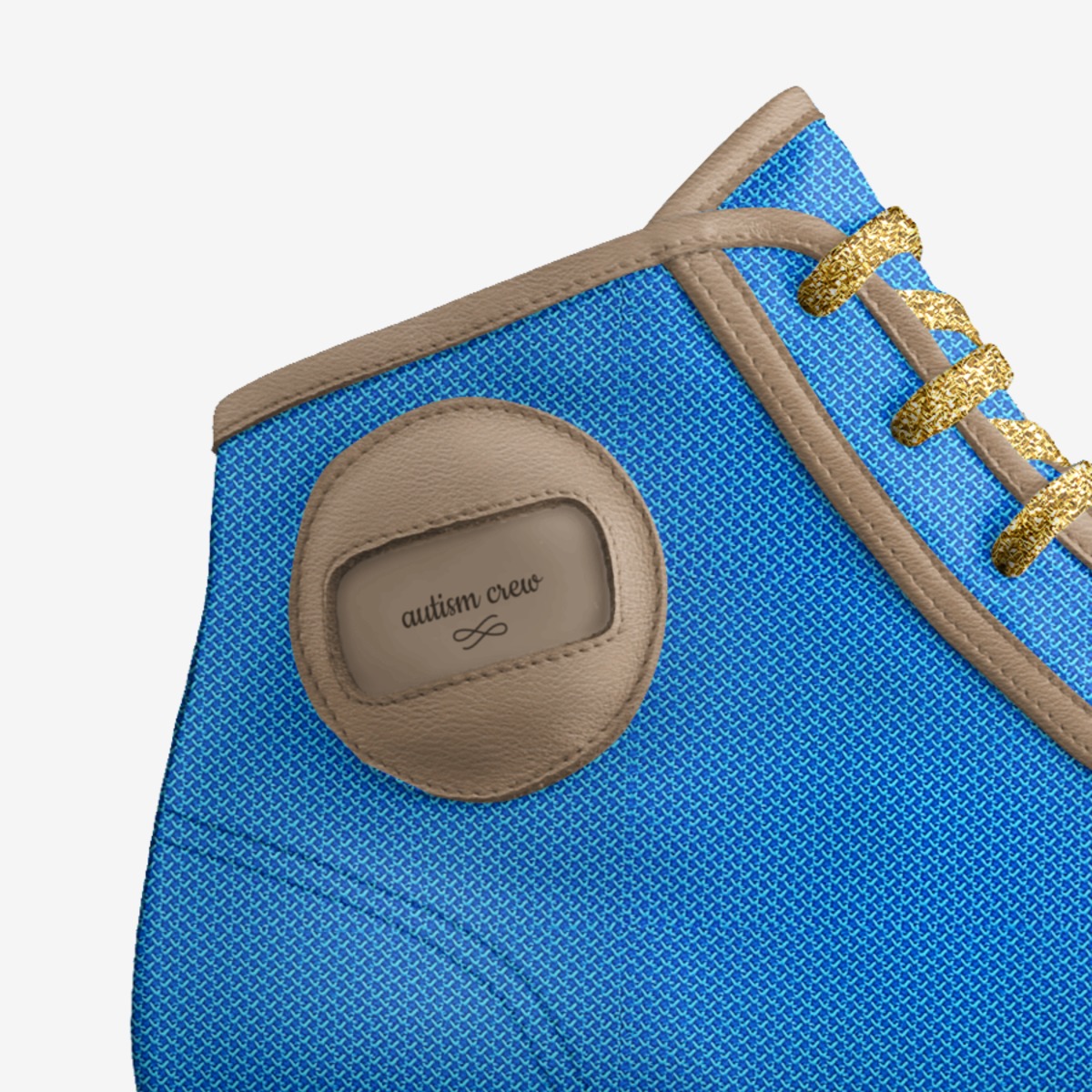 autism mama custom made in Italy shoes by Trēsha Judson | Detail view