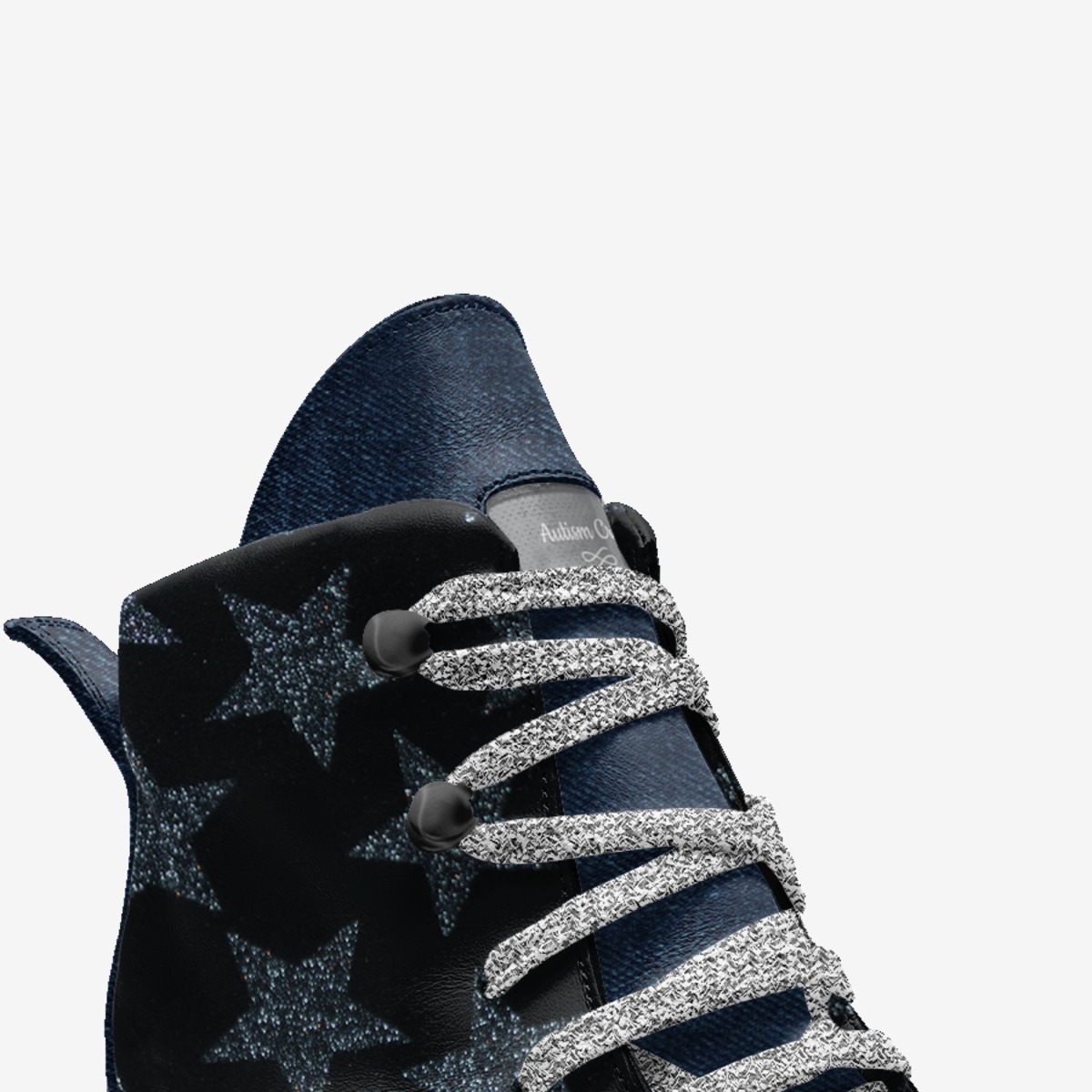 Autism Crew custom made in Italy shoes by Trēsha Judson | Detail view