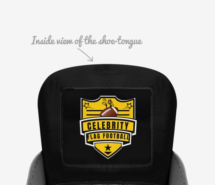 UNR8D-CSI custom made in Italy shoes by Gary Guffey | Tongue view