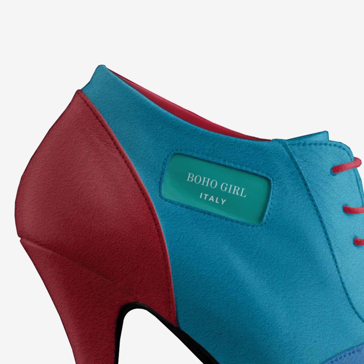 BOHO GIRL custom made in Italy shoes by Marijke Verkerk Design | Detail view
