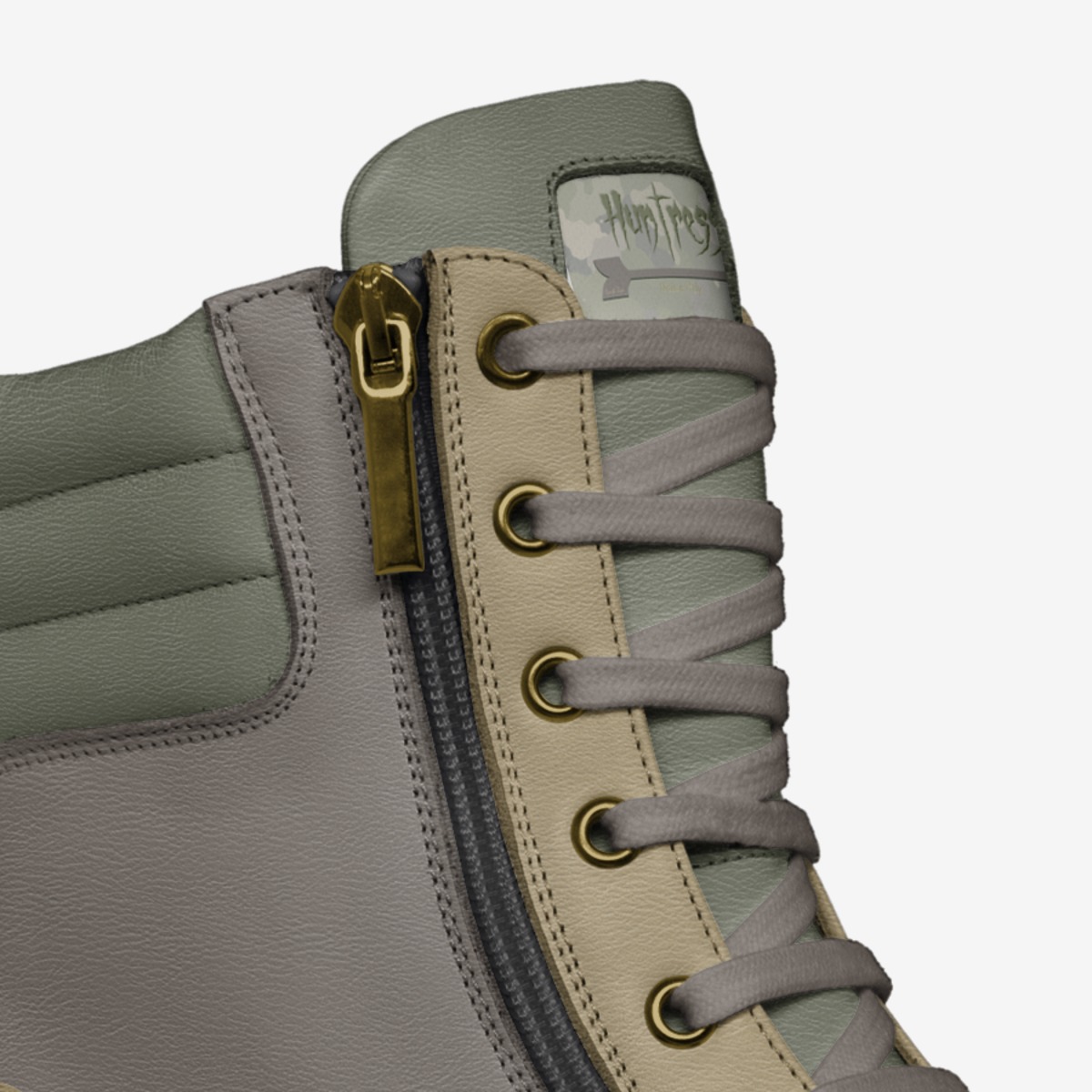 Huntress custom made in Italy shoes by Christy Leigh | Detail view