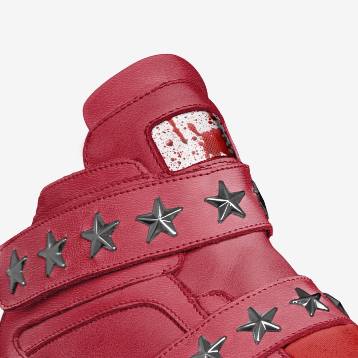 Bloods custom made in Italy shoes by Darrius U Will Get Sued For Taking My Ideas Fair Warning | Detail view