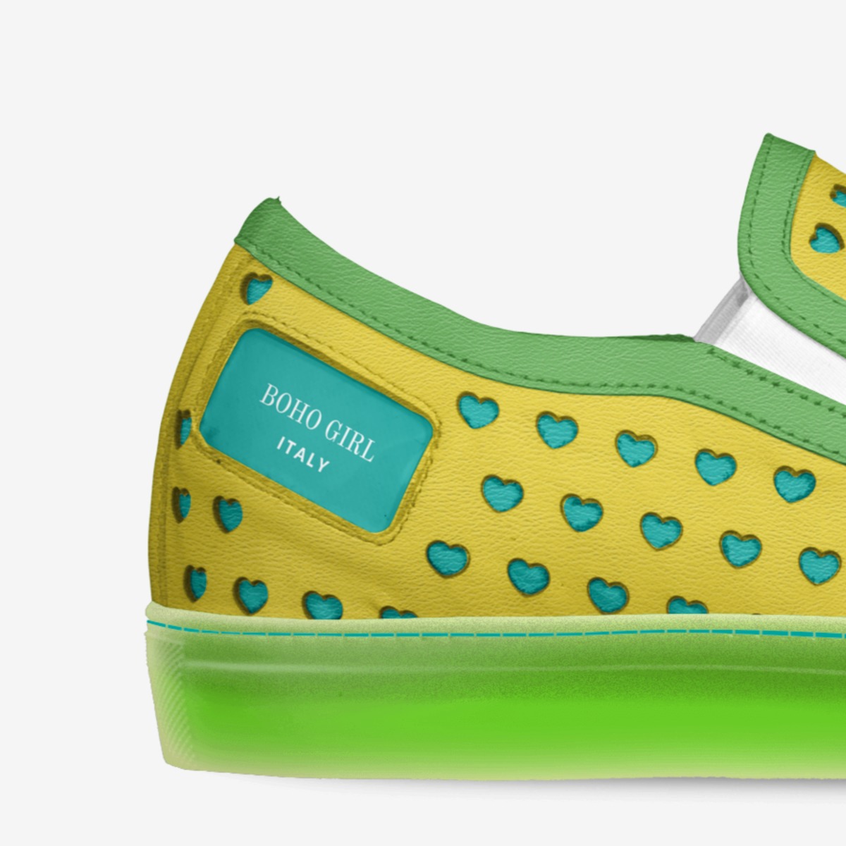 BOHO GIRL custom made in Italy shoes by Marijke Verkerk Design | Detail view