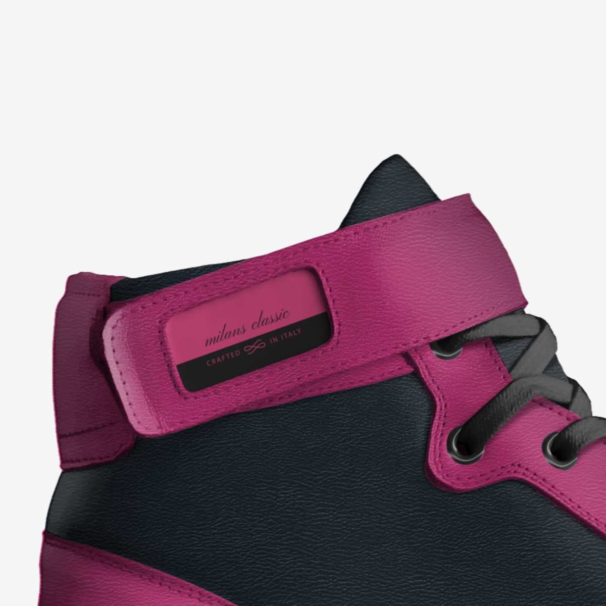 milans classic custom made in Italy shoes by Milan Ashley Villano | Detail view
