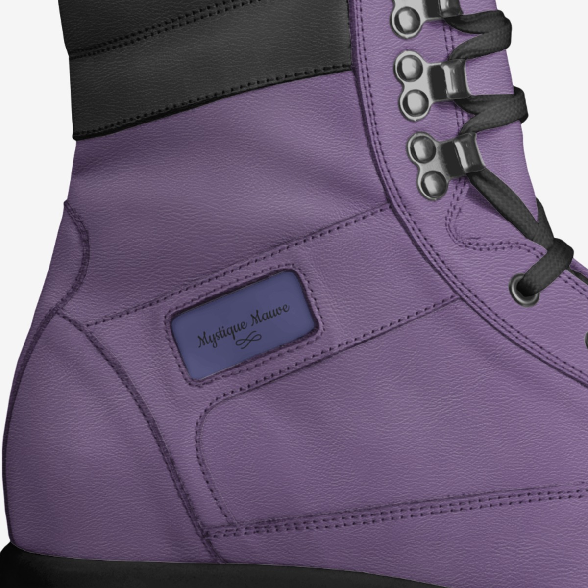 Mystique Mauve custom made in Italy shoes by Aomoji Kei | Detail view