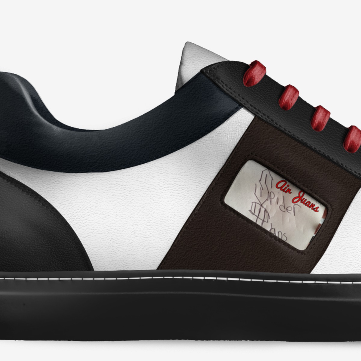 Air Juans 10 custom made in Italy shoes by Ibo Villanueva | Detail view