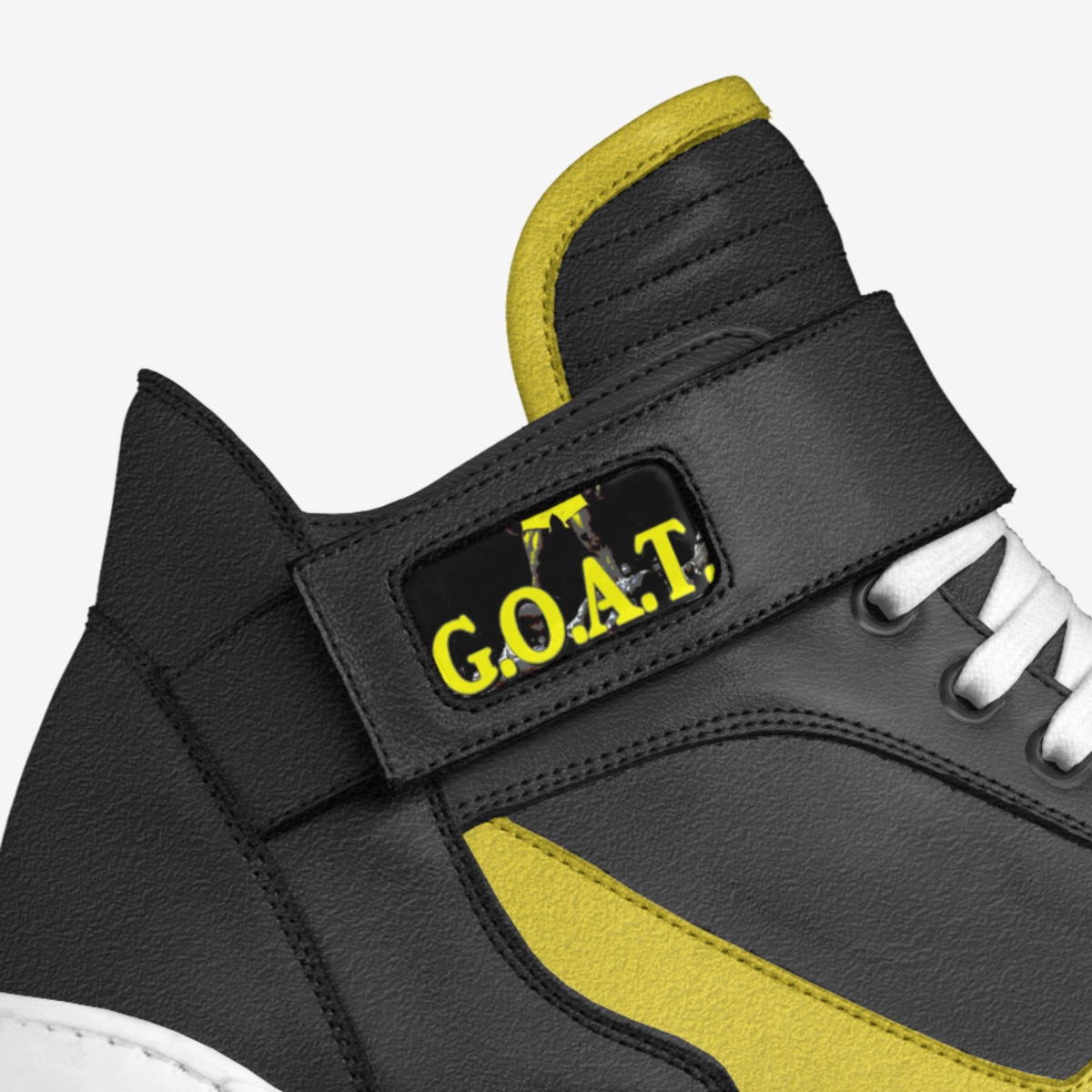 G.O.A.T  custom made in Italy shoes by Reese Spratley | Detail view
