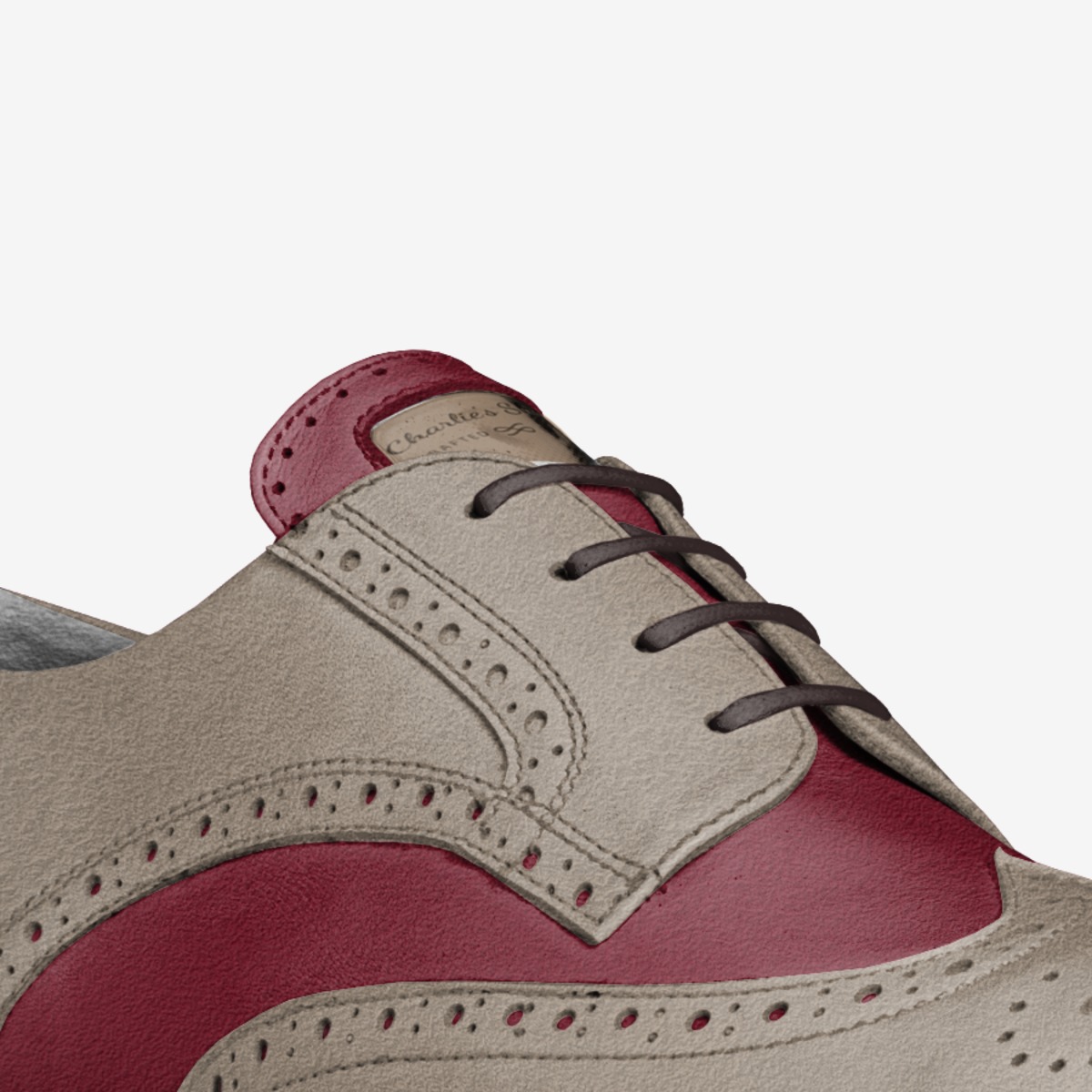 Charlie's Shoes custom made in Italy shoes by C Cunningham | Detail view