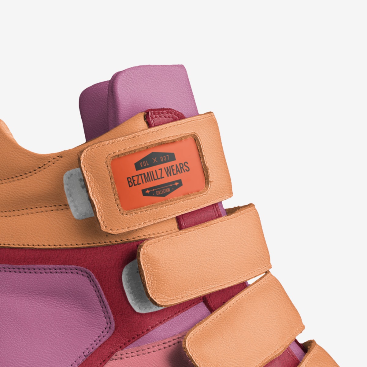 beztmillz wears custom made in Italy shoes by Best Raymond | Detail view