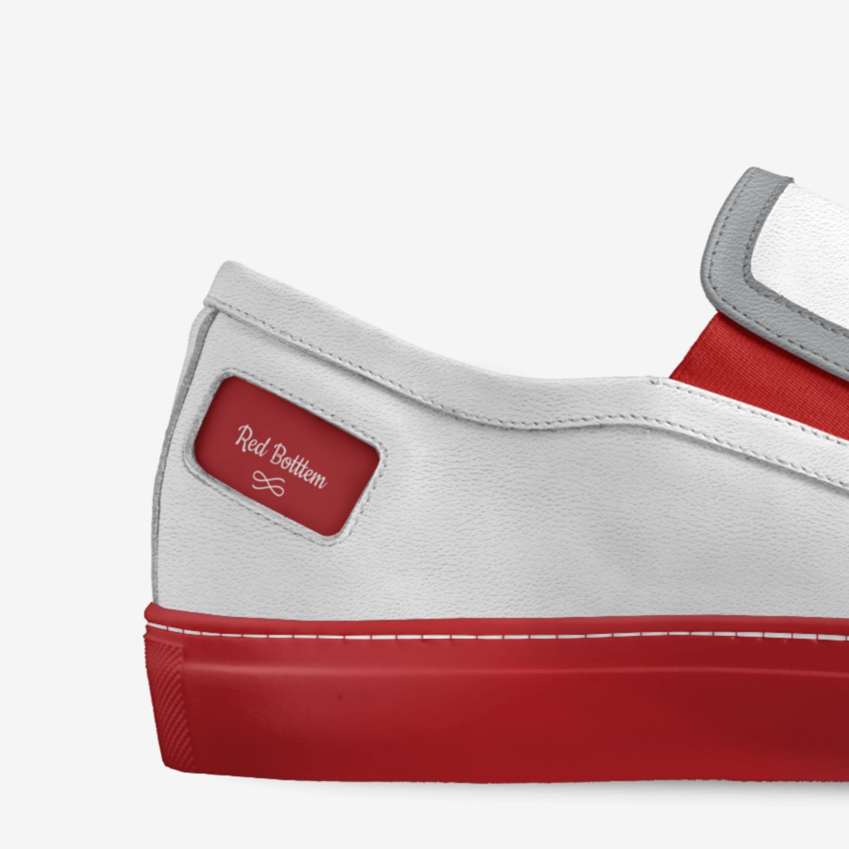 Red Botttem custom made in Italy shoes by Dennis Scott | Detail view