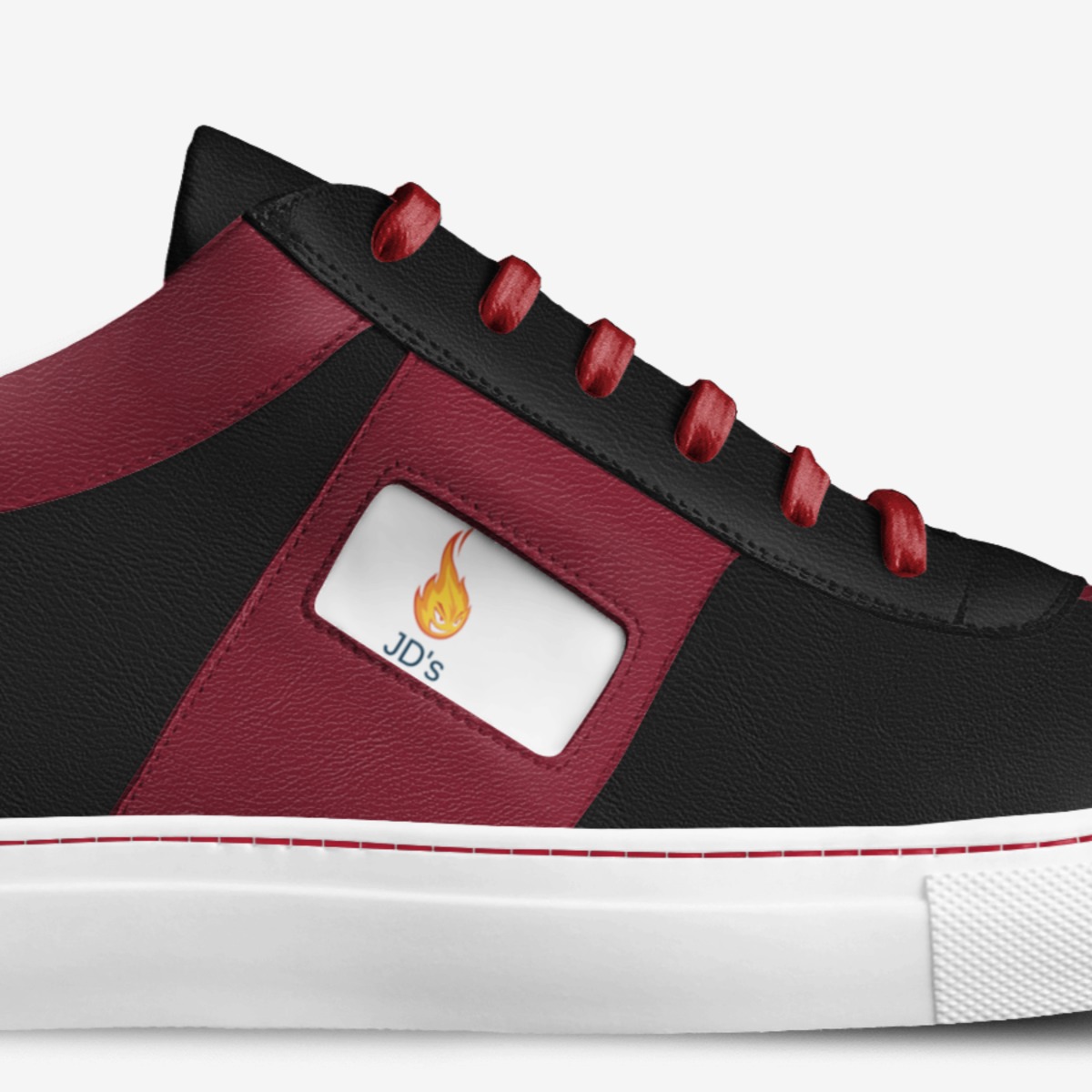 JD's custom made in Italy shoes by Yaqeen Aburous | Detail view