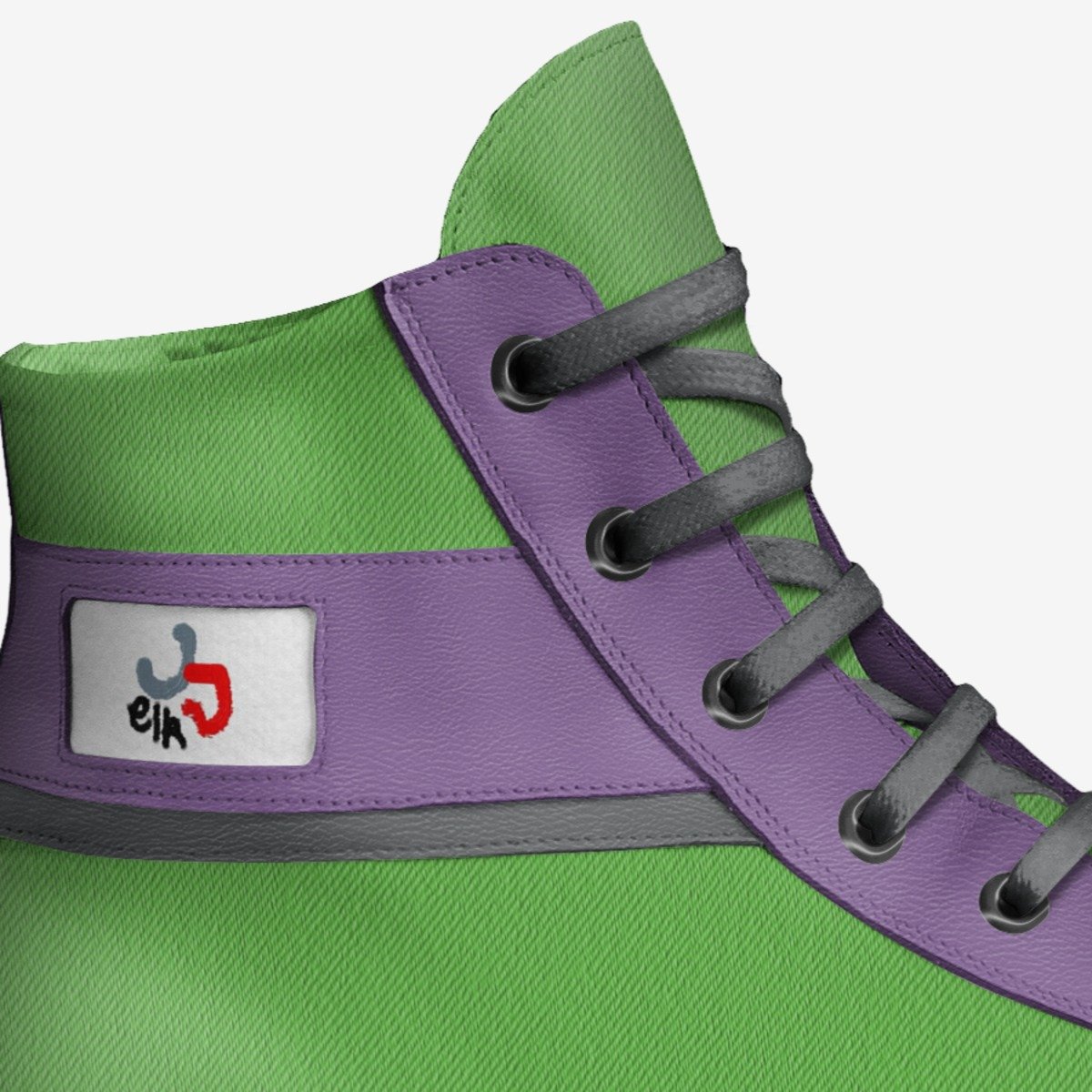 Elk custom made in Italy shoes by Sandie Pollard | Detail view
