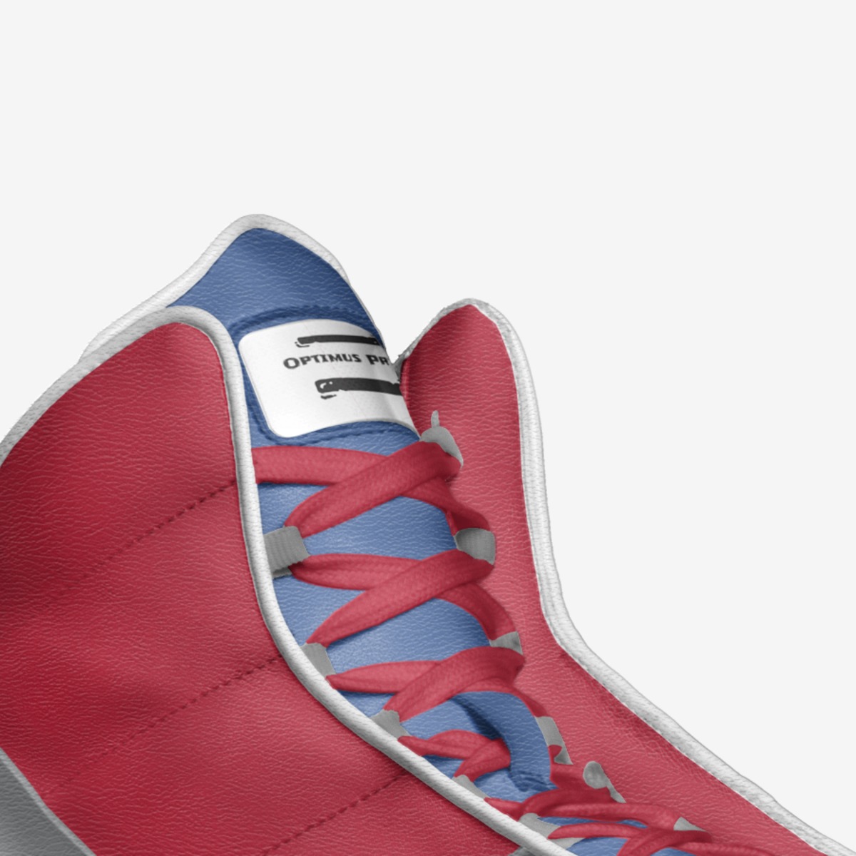 Optimus Prime custom made in Italy shoes by Stefan Abraham | Detail view