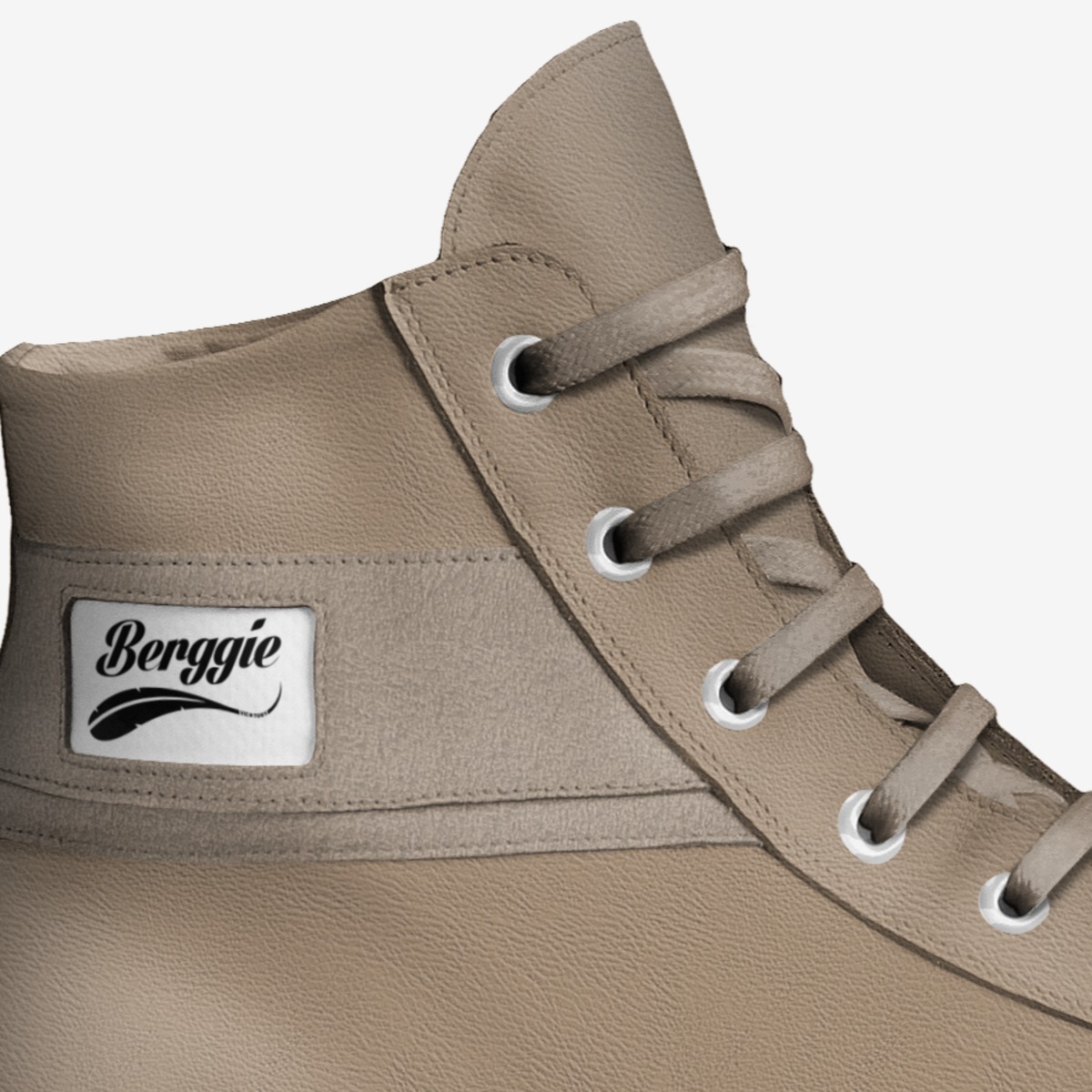 Berggie custom made in Italy shoes by Davon Grant | Detail view
