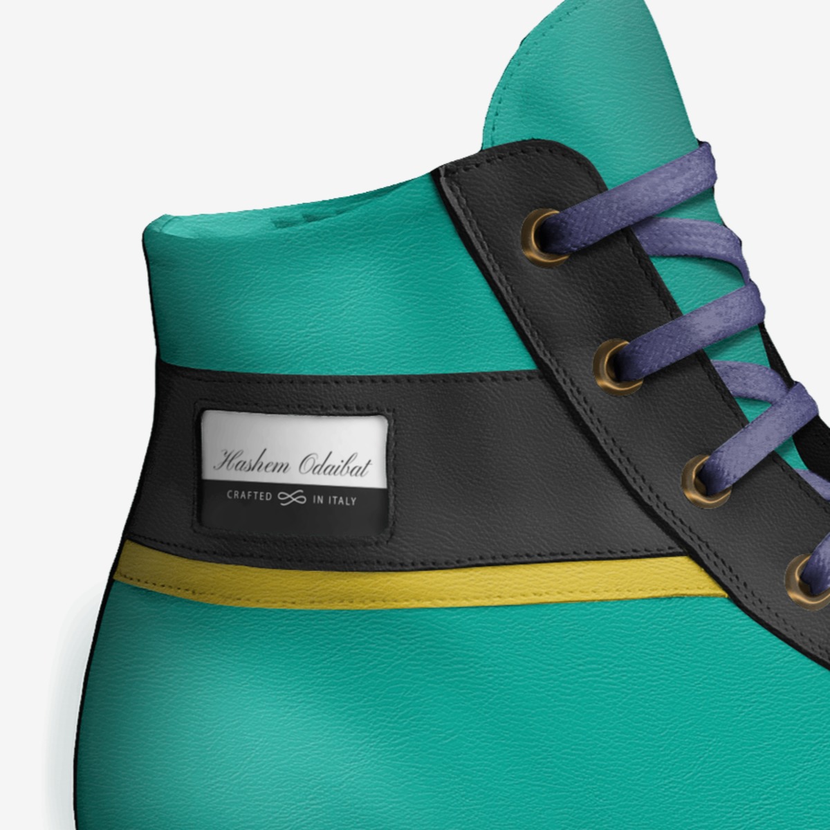 Hashem Odaibat custom made in Italy shoes by Kareem Odaibat | Detail view