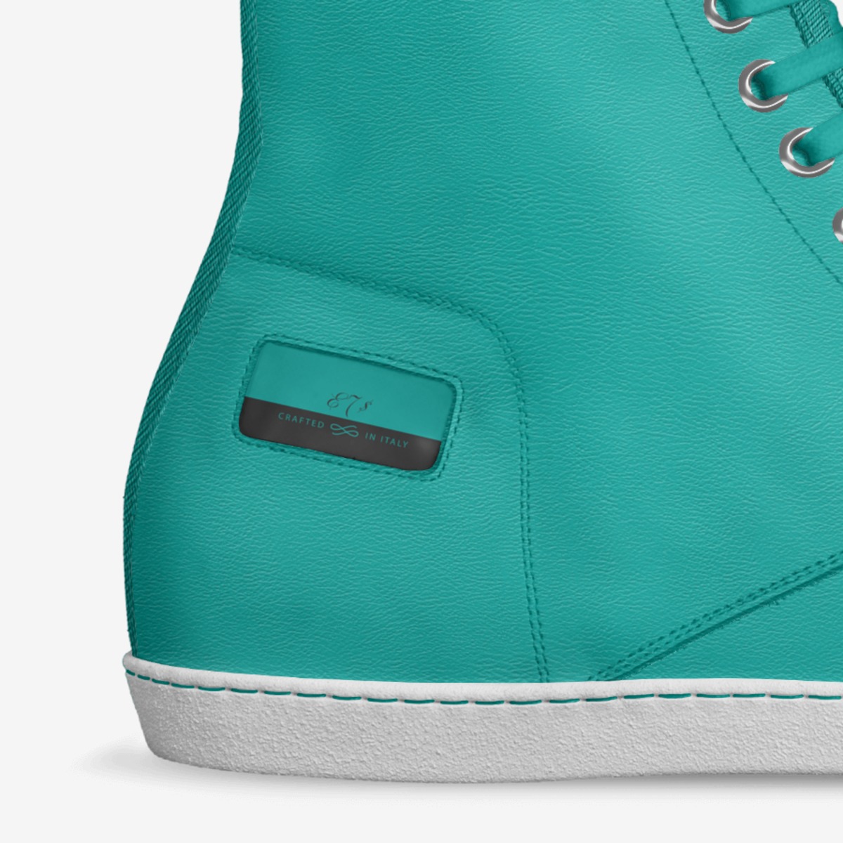 E7$ custom made in Italy shoes by Lateef Williams | Detail view