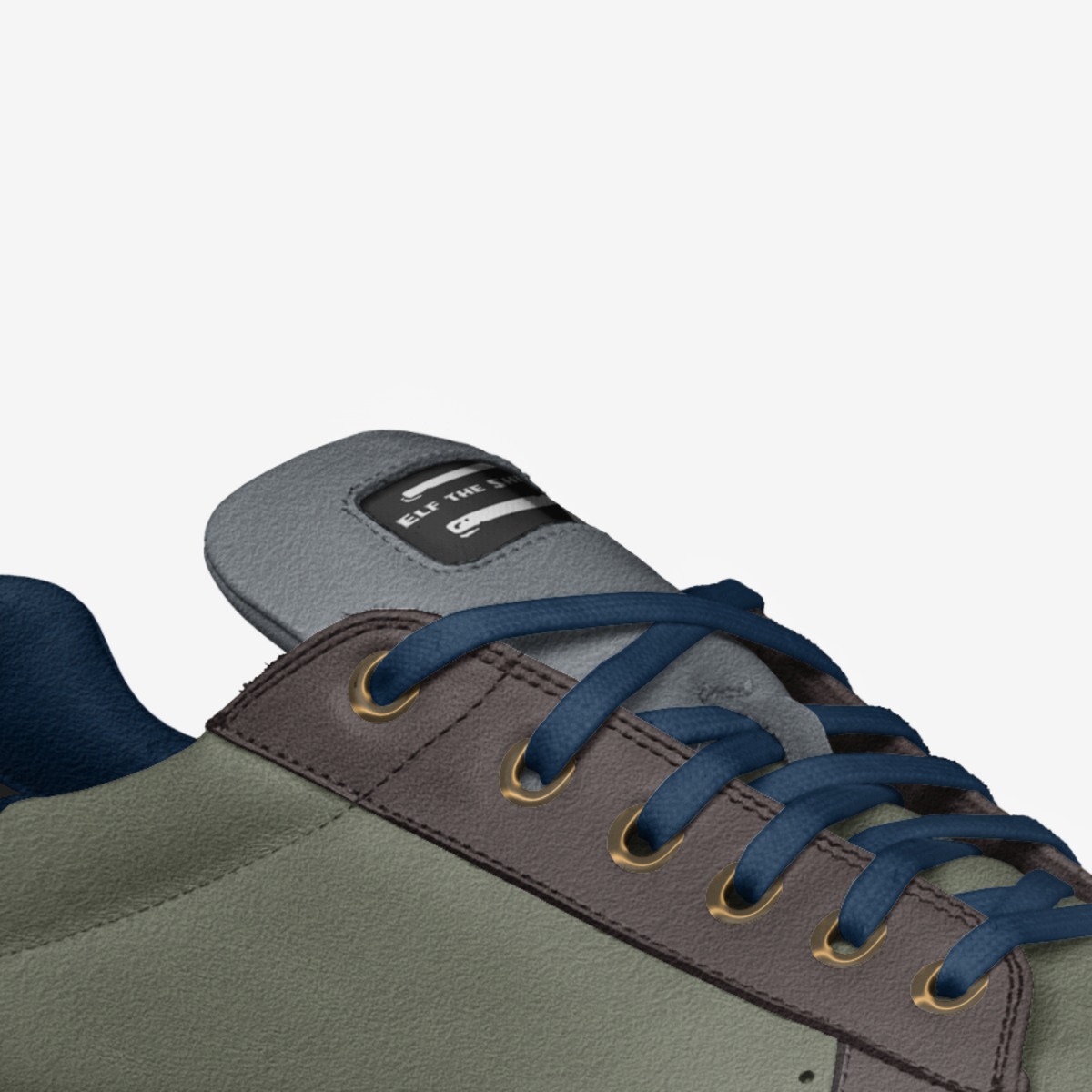 Elf the Shelf? custom made in Italy shoes by Rebecca Oliphant | Detail view
