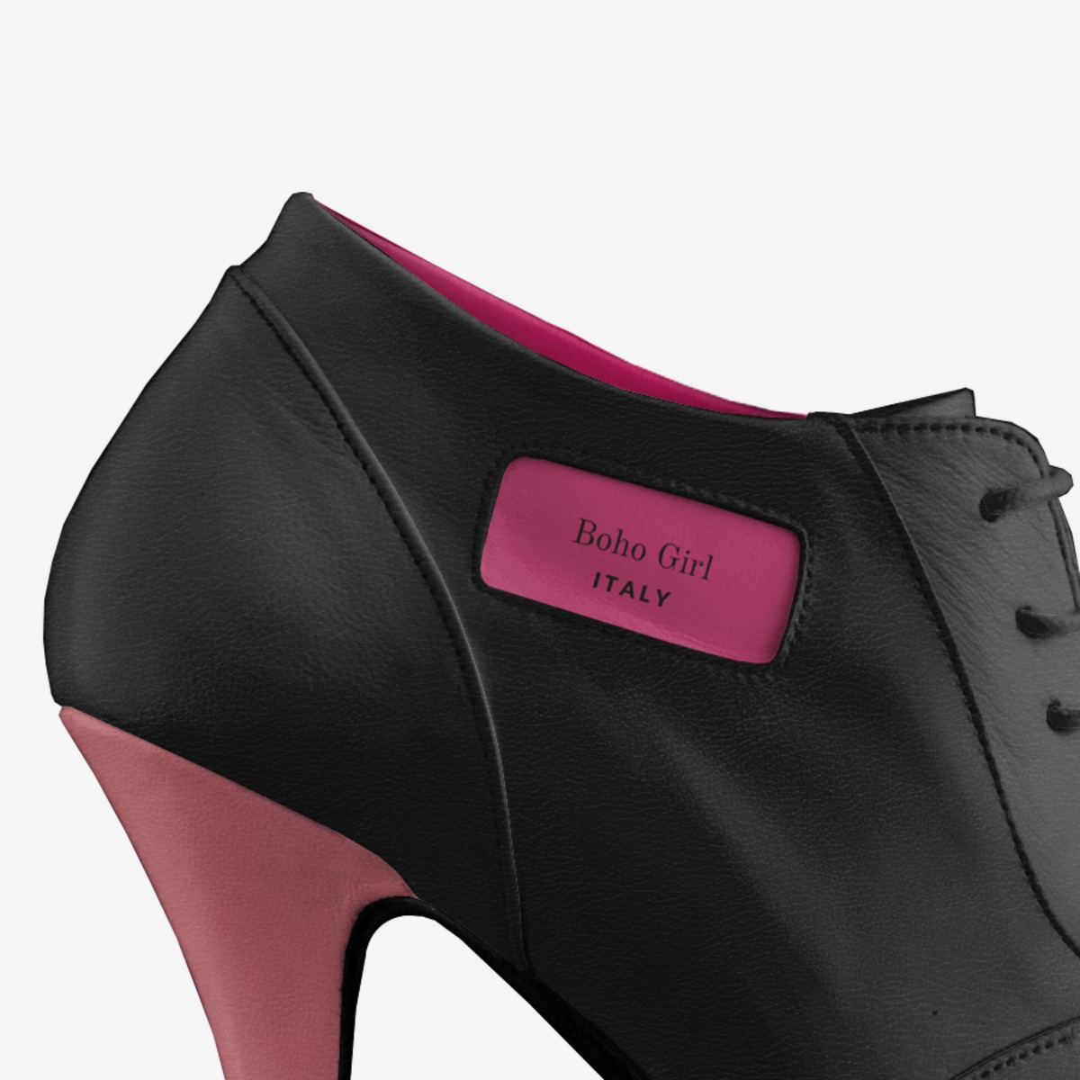 Boho Girl custom made in Italy shoes by Marijke Verkerk Design | Detail view