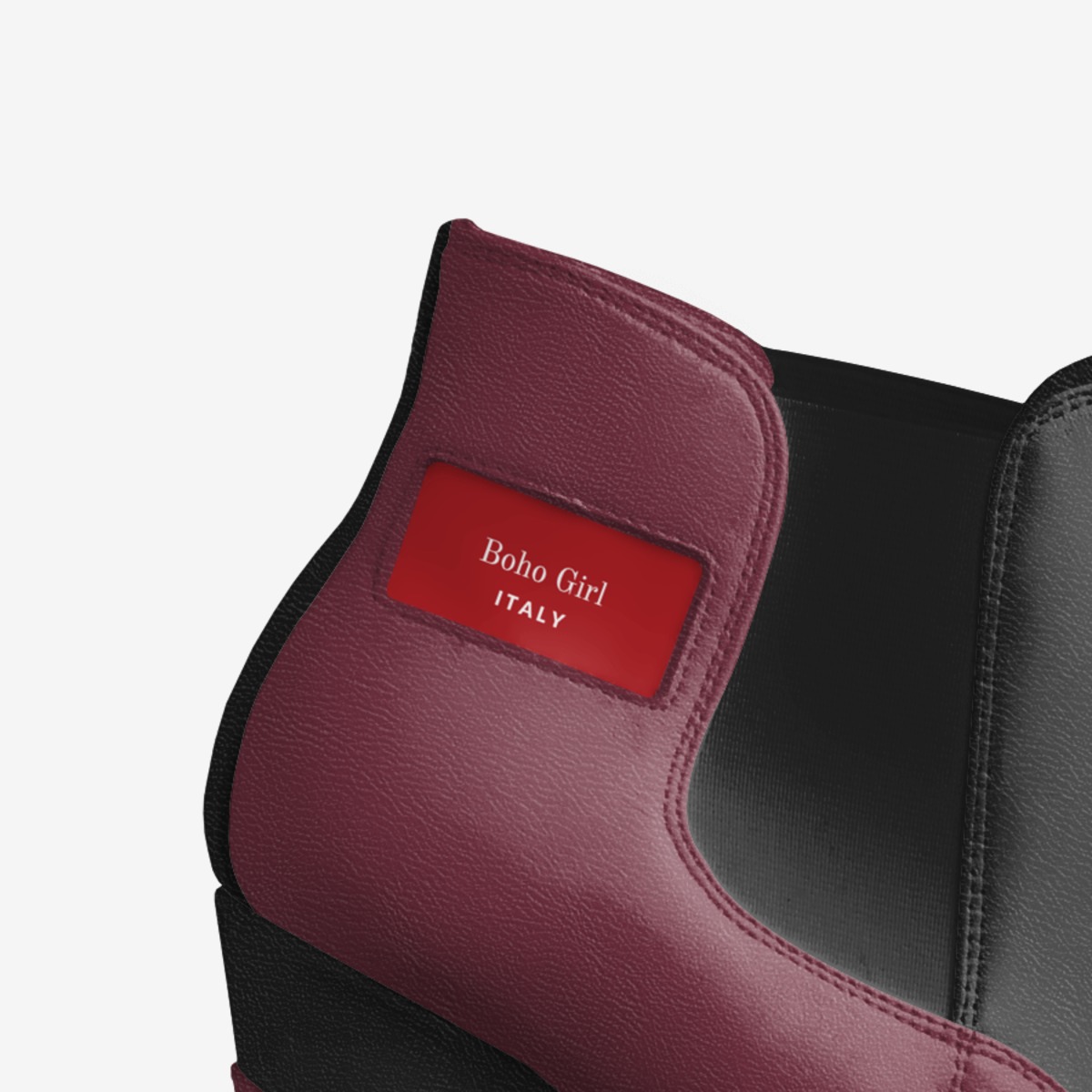 Boho Girl custom made in Italy shoes by Marijke Verkerk Design | Detail view