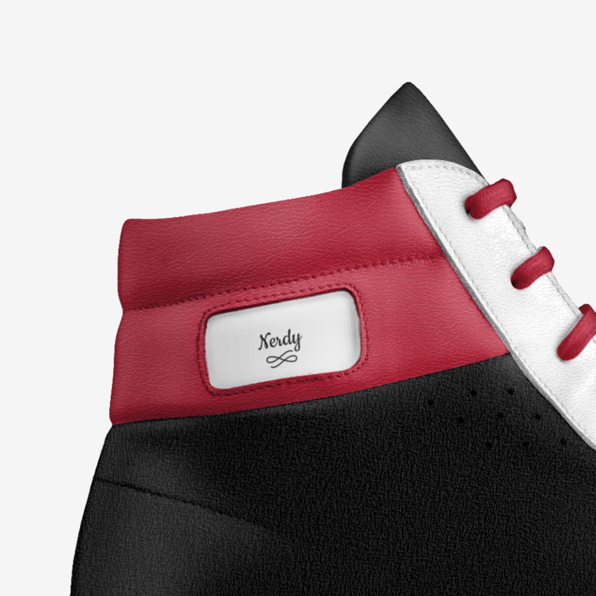 Nerdy custom made in Italy shoes by Jackson Serrano | Detail view