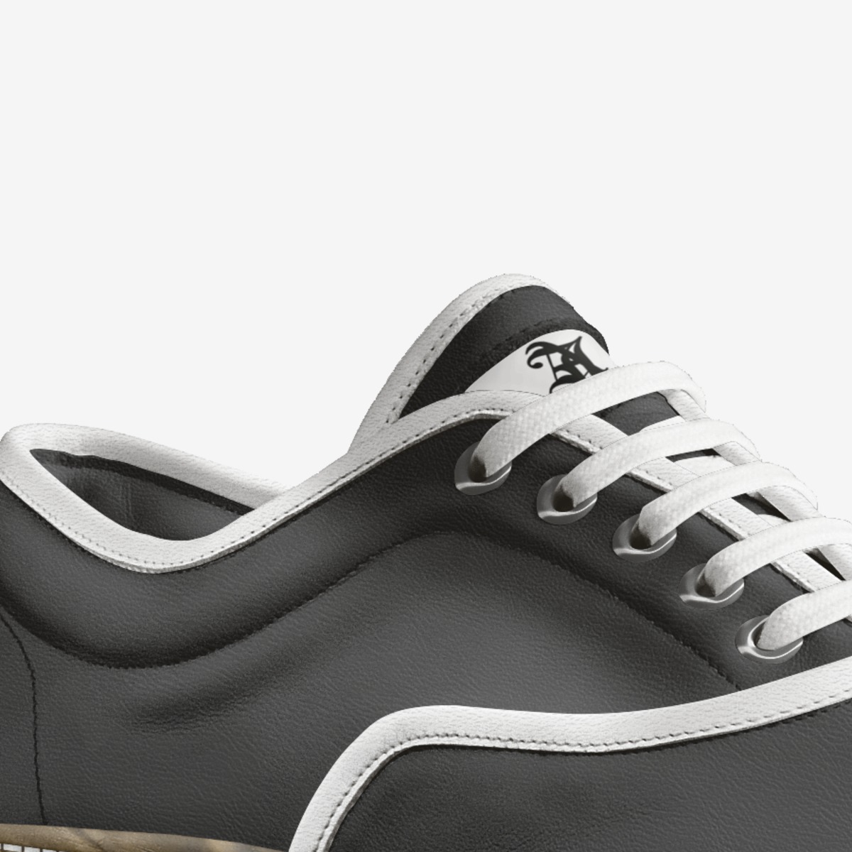 AJ SKATER II custom shoes AJ SKATER II custom made in Italy shoes by Antoine Janssen | Detail view