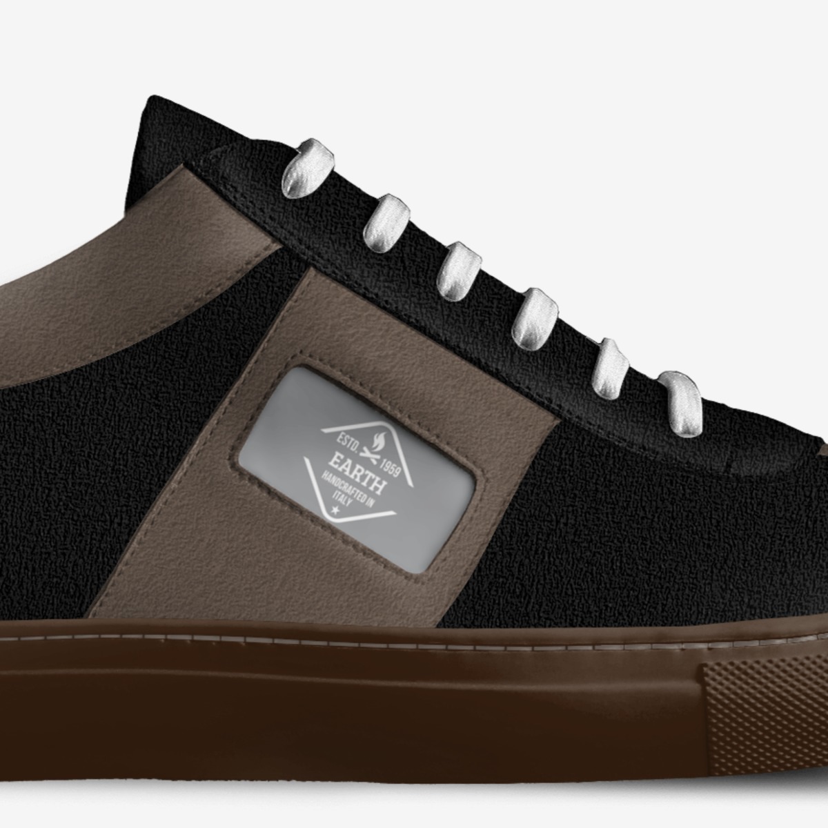 Earth custom made in Italy shoes by Shawn Thompson | Detail view