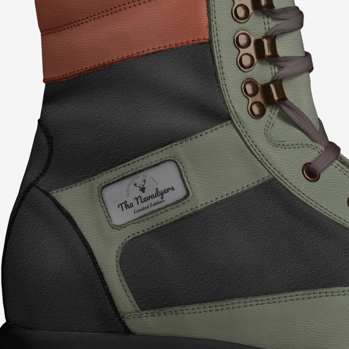 Smokers Boots custom made in Italy shoes by Galatikz Dixon | Detail view