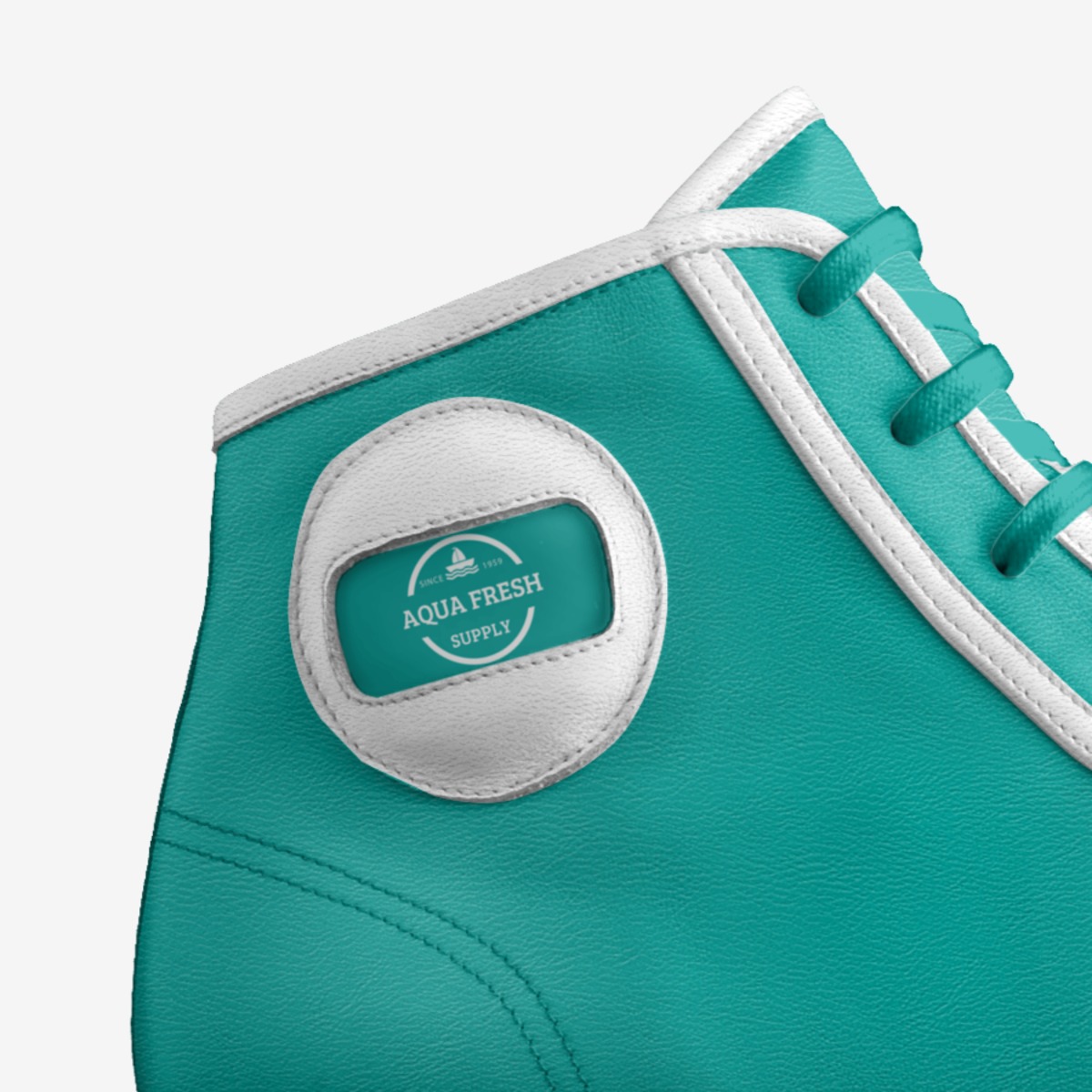 AQUA FRESH custom made in Italy shoes by Tylon Mearidy | Detail view