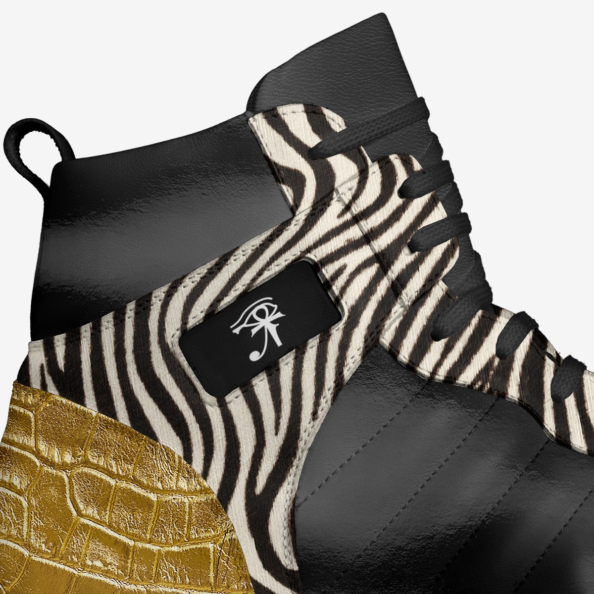 Mansa Musa custom made in Italy shoes by Dnbe Apparel | Detail view