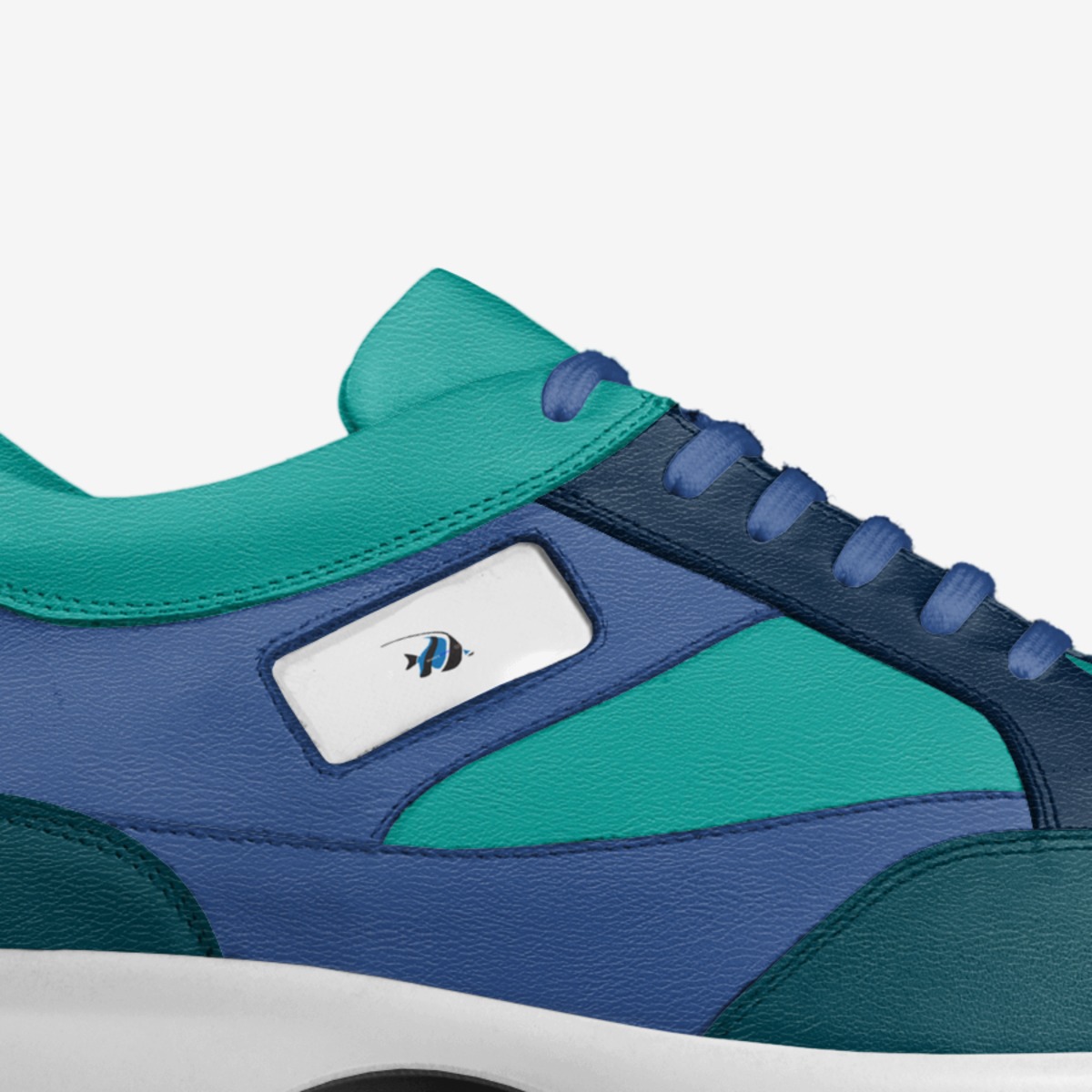 The watery waves custom made in Italy shoes by Sage | Detail view