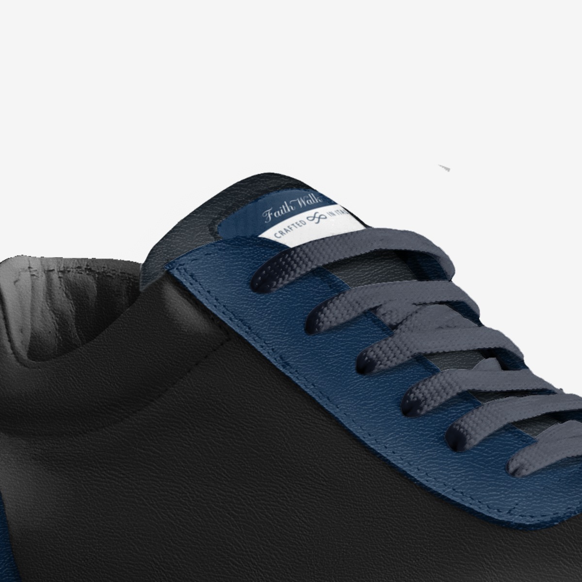 Faith Walk  custom made in Italy shoes by Shrmeeka White | Detail view
