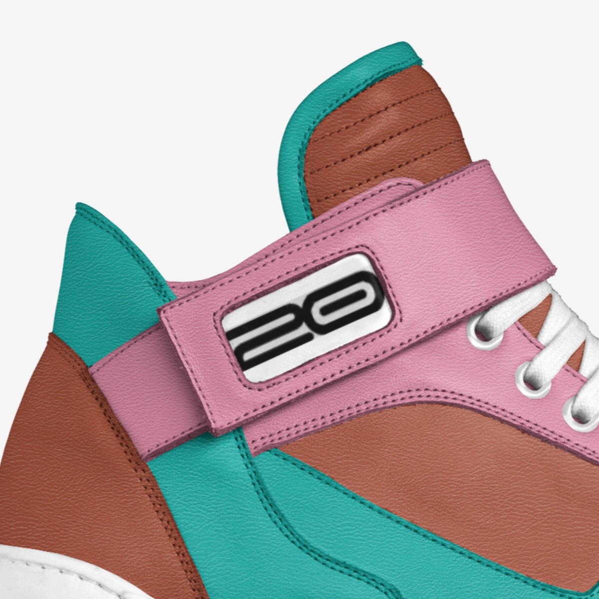 TWNTY20 X OW X LXR custom made in Italy shoes by Kvn Elvn | Detail view