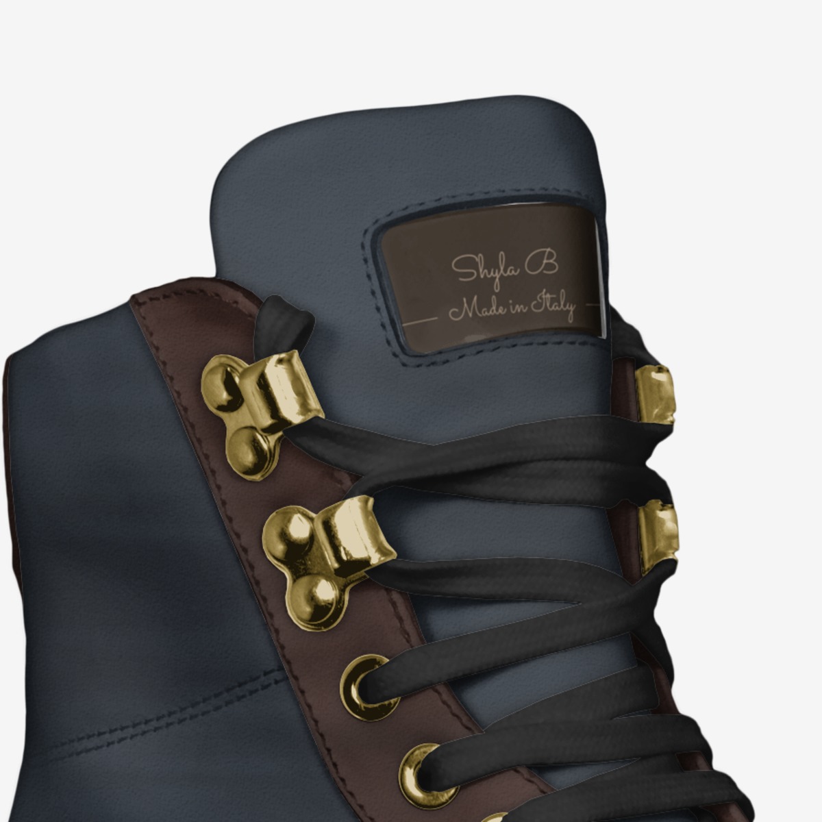 Shyla B custom made in Italy shoes by Shyla Chism | Detail view