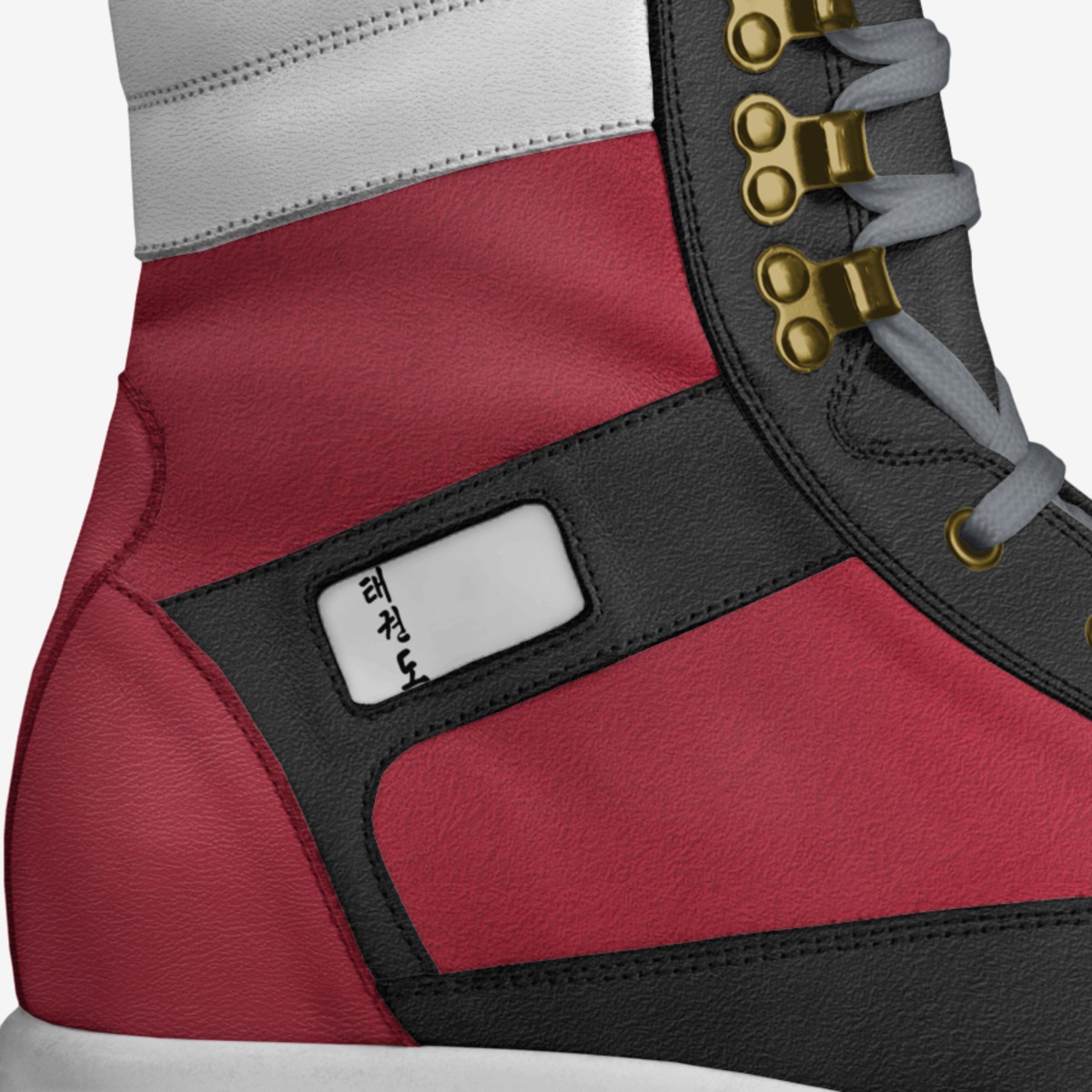 Twi-myo Yeop Chagi custom made in Italy shoes by Ron Russey-thyes | Detail view