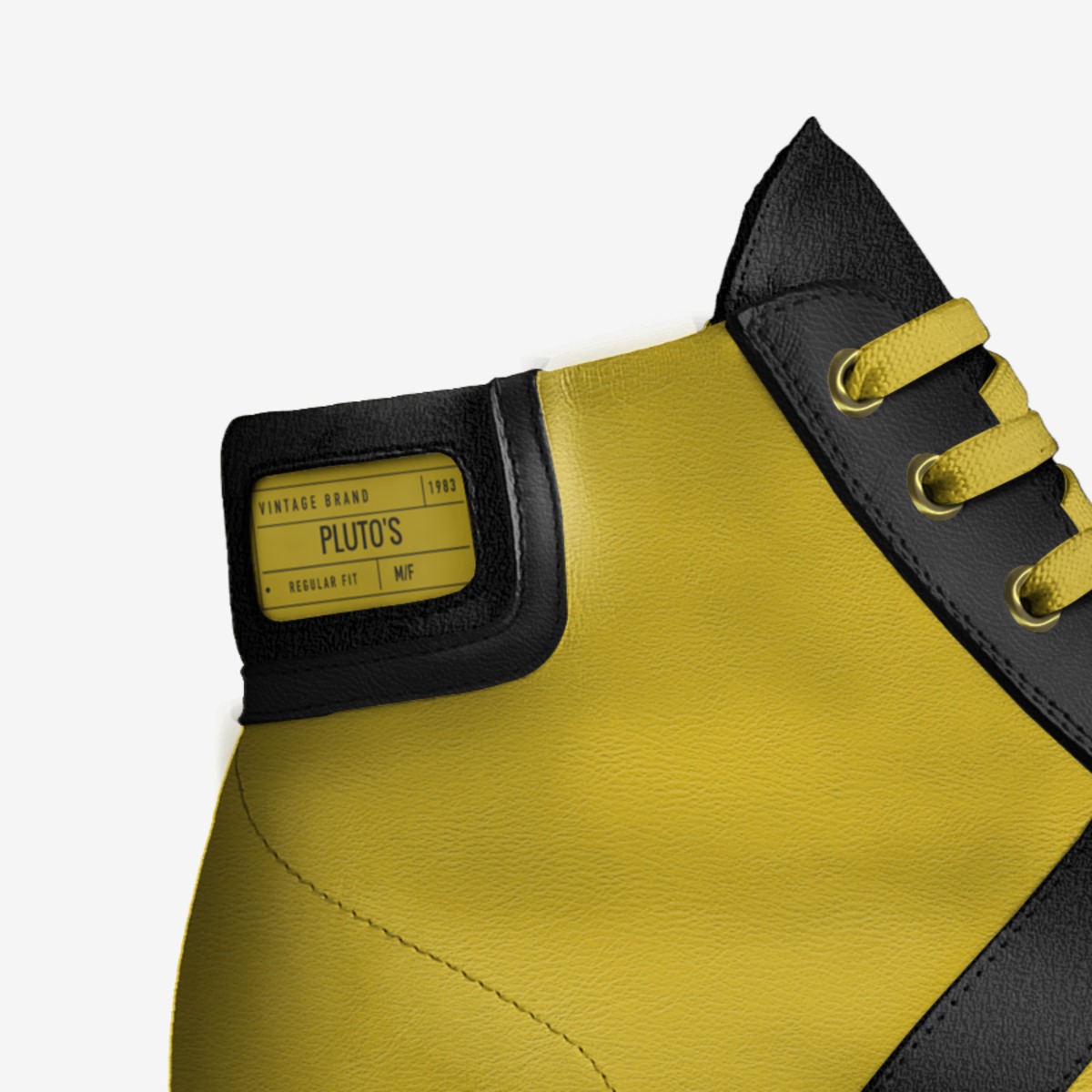 Pluto's  custom made in Italy shoes by Terrence Wheaton | Detail view