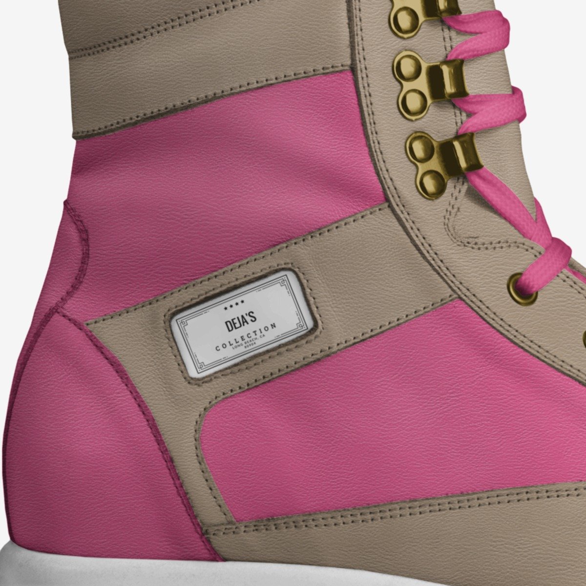 DEJA'S custom made in Italy shoes by Janiah Young | Detail view