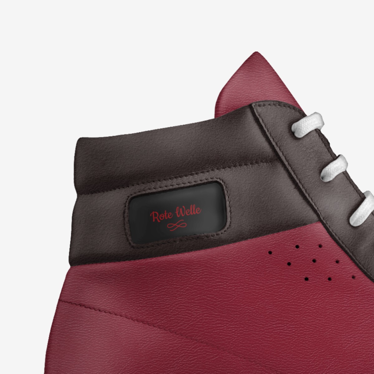 Rote Welle custom made in Italy shoes by Alex Harrison | Detail view