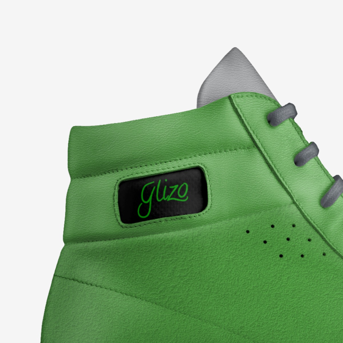 Glizo's custom made in Italy shoes by Robert Grant | Detail view
