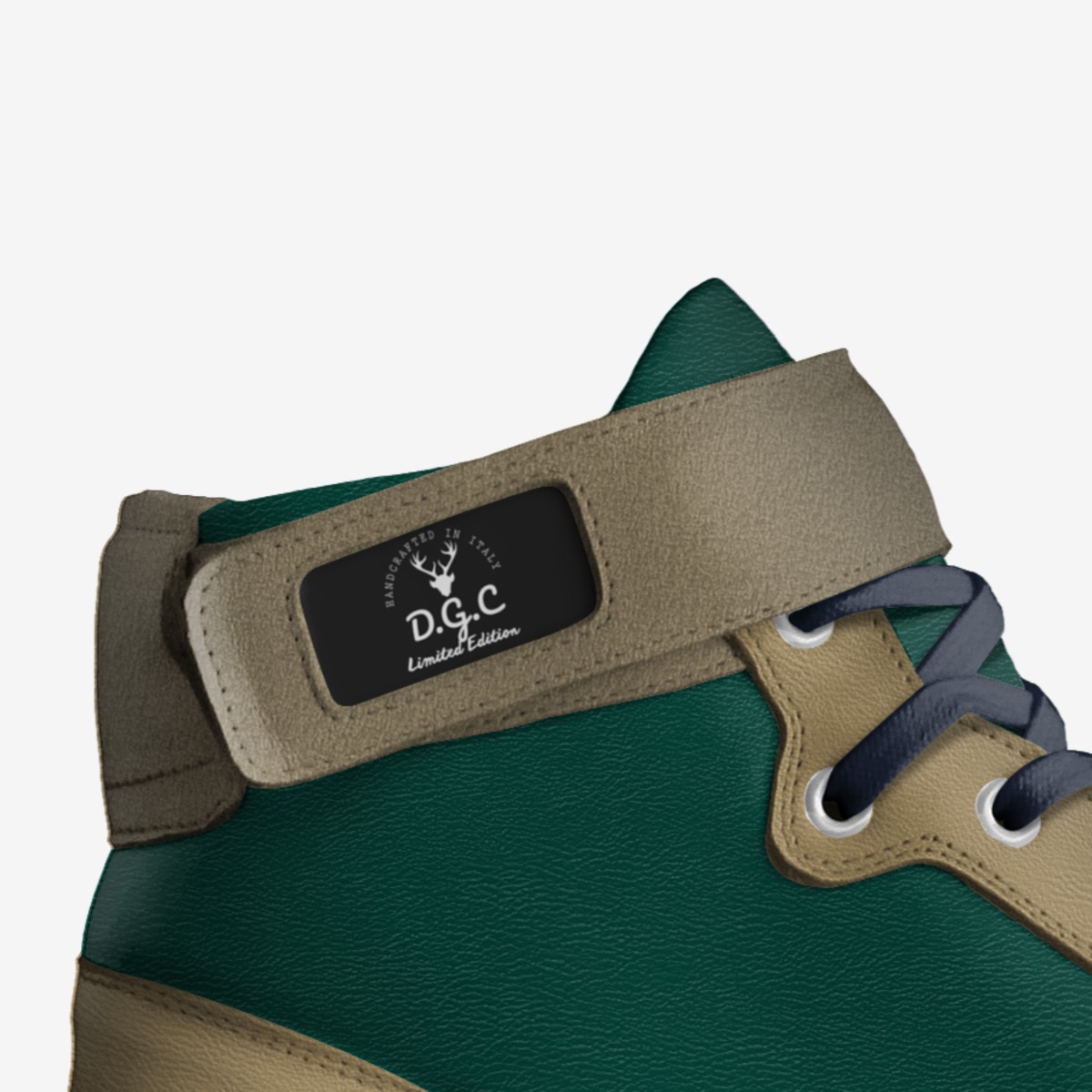 D.G.C custom made in Italy shoes by Demetrius Smith | Detail view