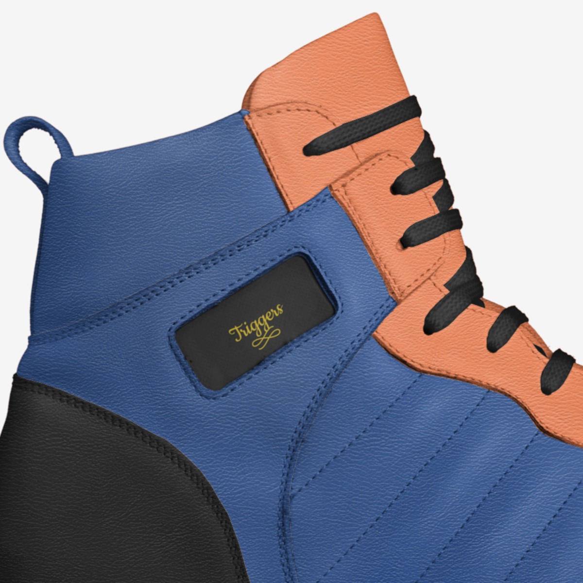 Triggers custom made in Italy shoes by Travis Brown | Detail view