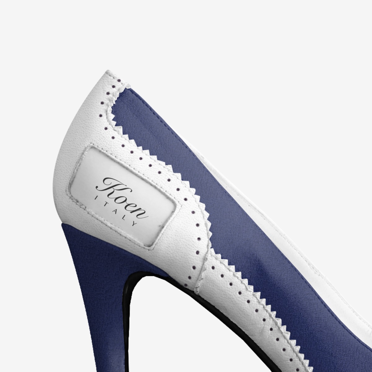 Lisbon custom made in Italy shoes by Marina Gutiérrez del Olmo | Detail view
