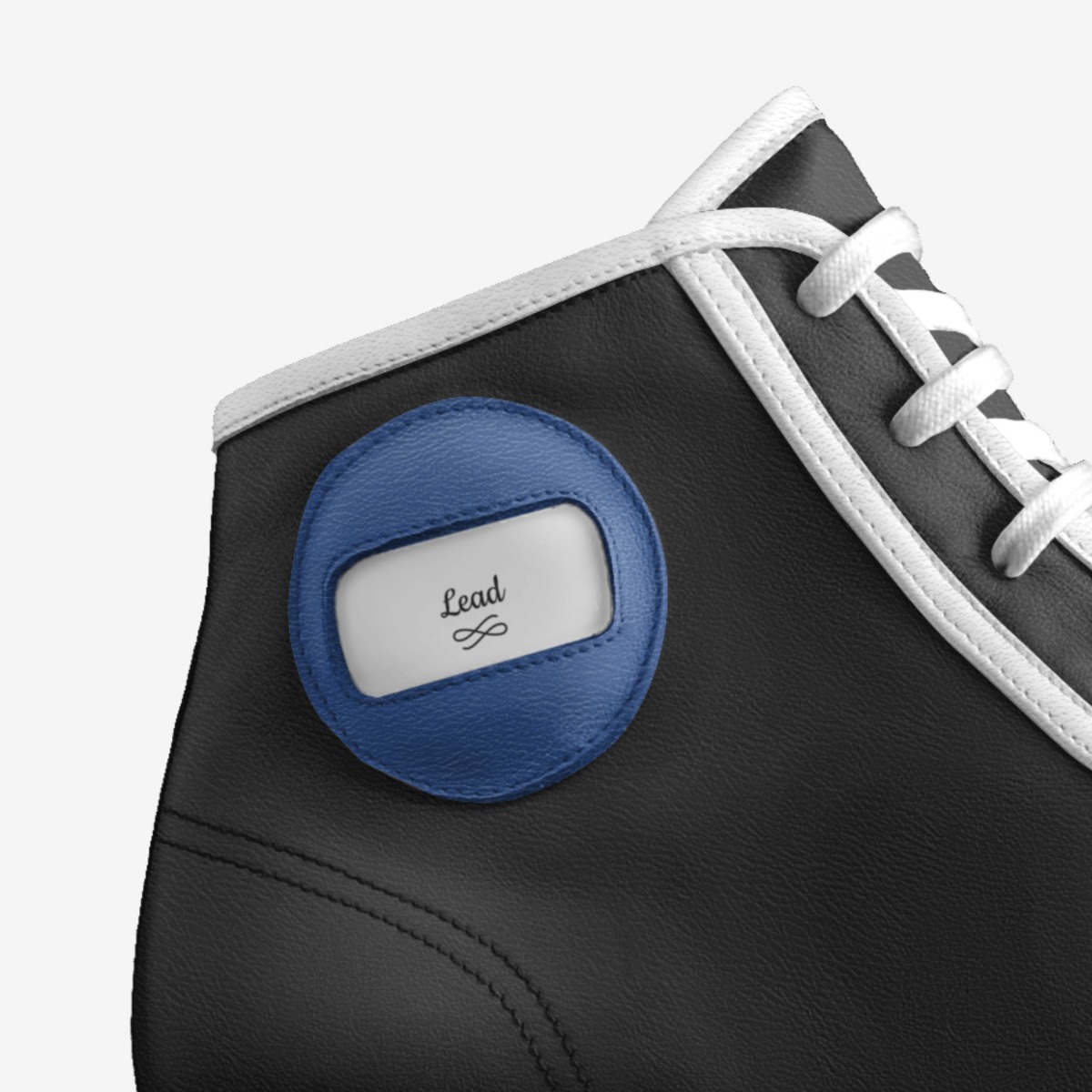 Lead custom made in Italy shoes by Dan Bot | Detail view