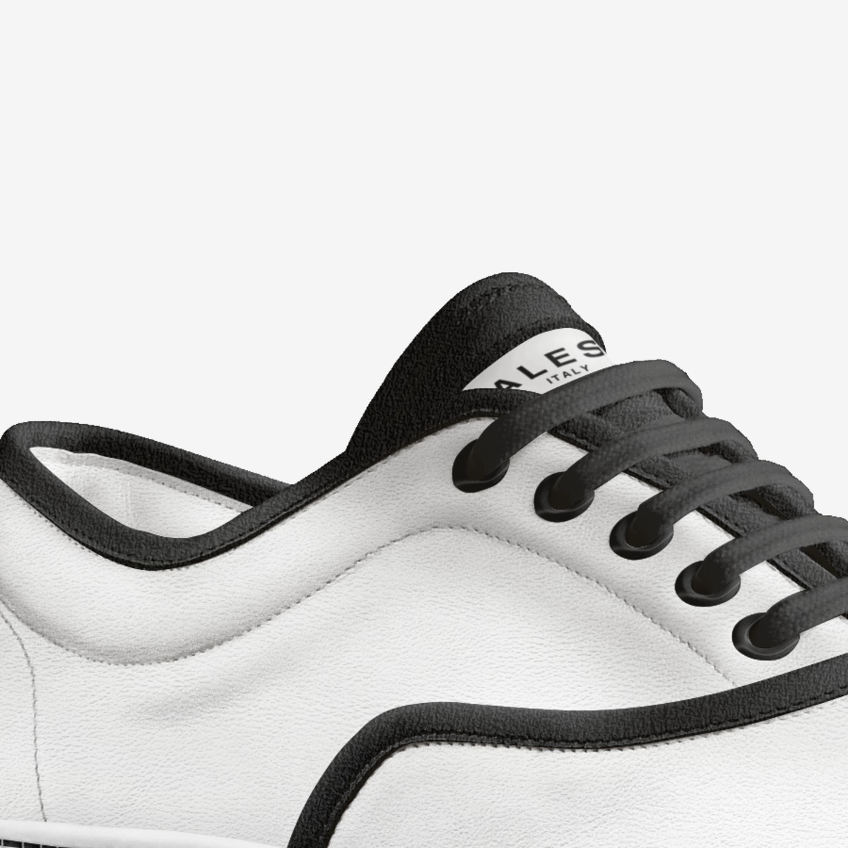 Alesi Skater  custom made in Italy shoes by Lonanthony Parker | Detail view