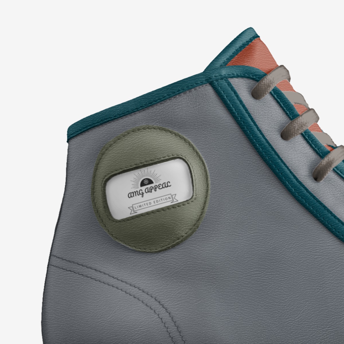 Captain Planet's custom made in Italy shoes by Darrell Dargan | Detail view