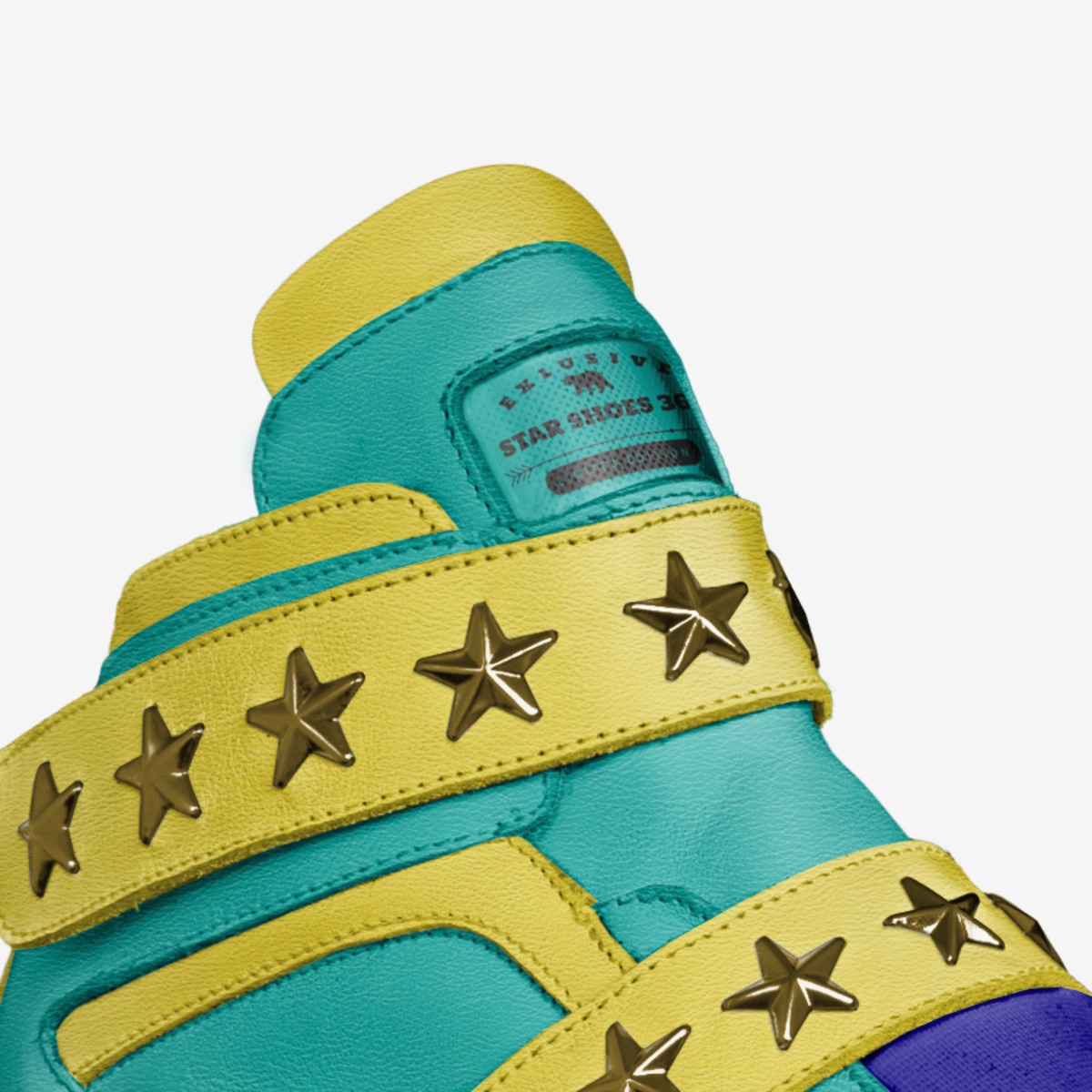 Star shoes 360 custom made in Italy shoes by Erin Schnirel | Detail view