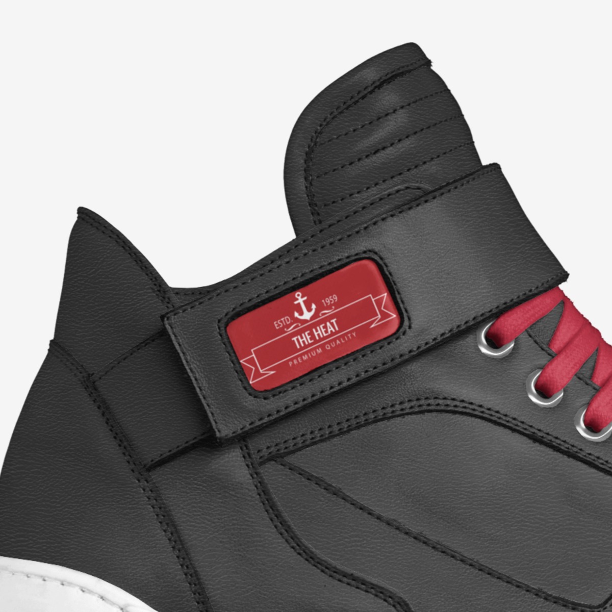 The heat custom made in Italy shoes by Payge Meadows | Detail view