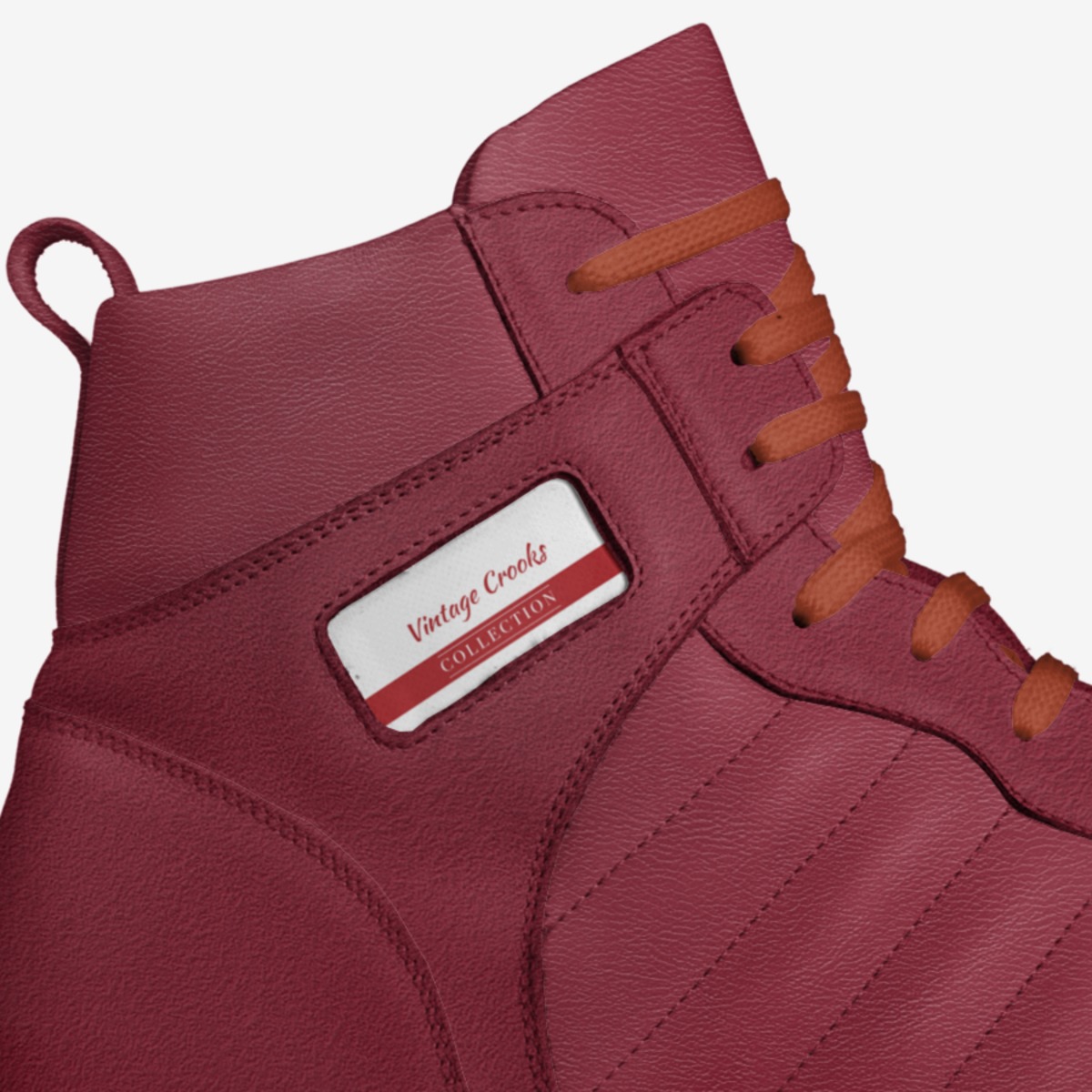 Vintage Crooks custom made in Italy shoes by Roy Jackson | Detail view
